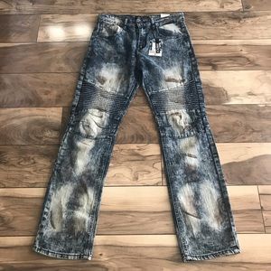 🛍 4/$20 Sale road narrows boy blue denim destroyed jean size 18 inseam 29
